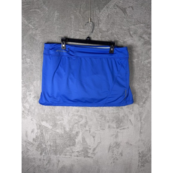 Brooks Running Skort Womens XL Blue Equilibrium Technology Pull On Athletic - Picture 4 of 8